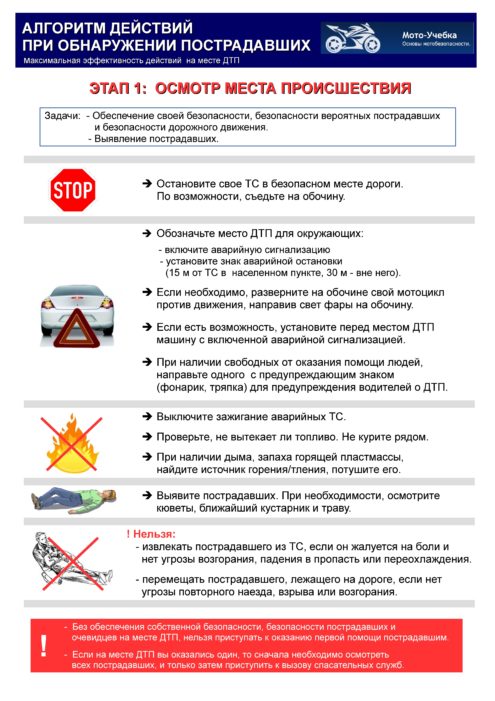 deystviya pri dtp s postradavshimi