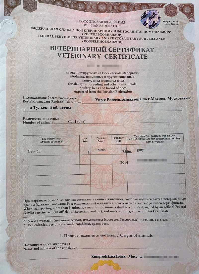 veterinarnye trebovaniya pri perevozke zhivotnyh
